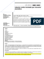 NBR 10897 Proteção Contra Incêndio Por Chuveiro Automático PDF