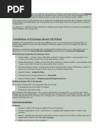 Download Exchange 2010 Setup and Prerequisites by aslamushaikh1940 SN19557787 doc pdf