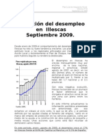 Informe Desempleo Illescas Agosto 2009