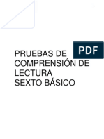 Pruebas de Comprensi%c3%93n de Lectura 6%c2%Ba