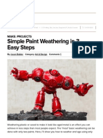 simple paint weathering in 3 easy steps   make