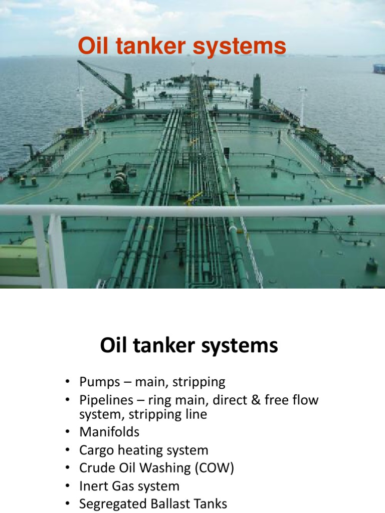 Oil Tanker Systems Overview | PDF | Cooking, Food & Wine | Home & Garden