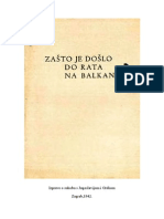 Zasto Je Doslo Do Rata Na Balkanu