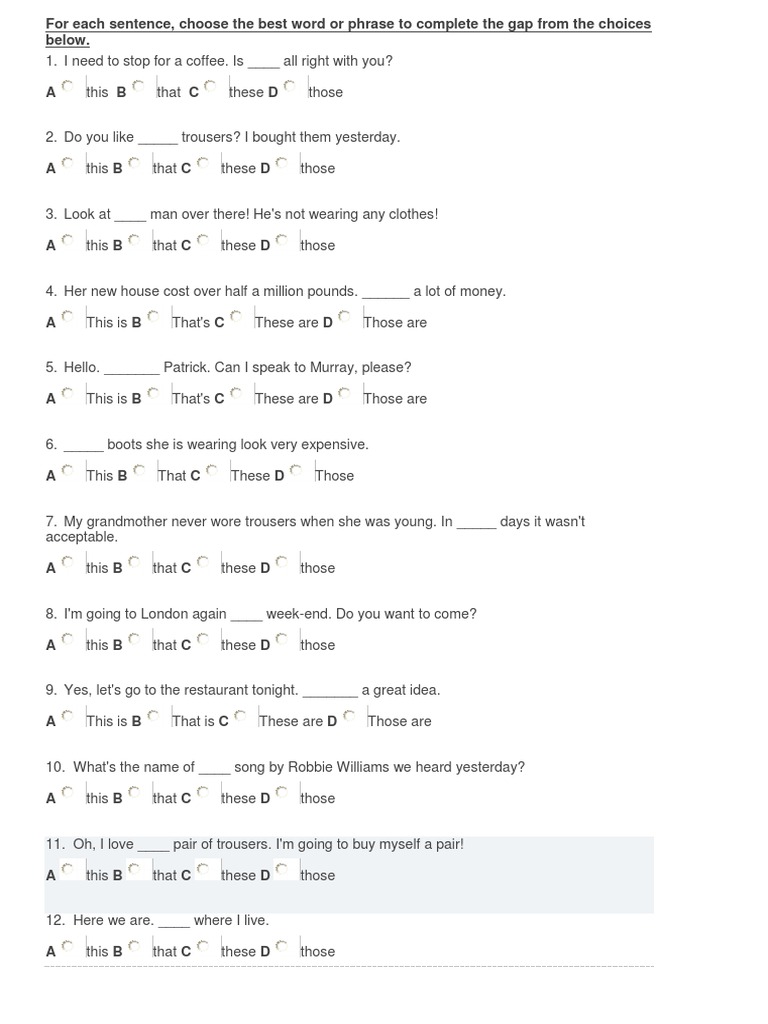 Pronoun Usage Exercises and Answers | PDF