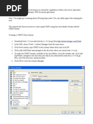 iTEXT Tutorial