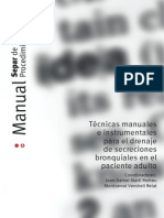 Manual SEPAR Técnicas Kinésicas para Drenaje de Secreciones en Adulto 2013