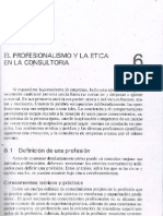 Tema 6. El Profesionalismo y La Etica en La Consultoria