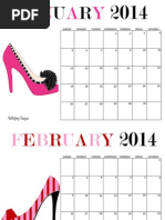 Download FREE Printable 2014 Calendar by BellaGrey Designs by BellaGrey Designs SN195609909 doc pdf