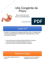 Hipertrofia Congénita de Píloro