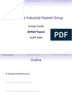 The Birth of the Industrial Haskell Group 