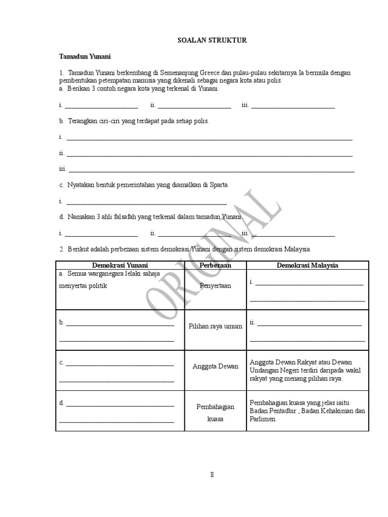 Soalan Struktur Bab 2 T4 Pdf