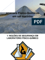 Análises fisico-químicas em sal