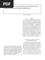 Autopoiese versus prática procedimental - o falso dilema do Poder Judiciário 