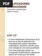 7 - AMPLIFICADORES OPERACIONAIS