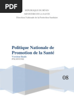 Download Politique Promotion Sante Benin by Santepromo SN19565441 doc pdf