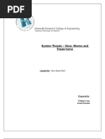 Download Report on virus worms and trojan horse by vaibhavi_88 SN19569940 doc pdf