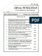 Penurunan Energi Gelombang Akibat Kondisi Dasar. Oki S. Jurnal Penelitian UNRAM Vol 2 No 9 Fab 2006 ISSN 0854-0098
