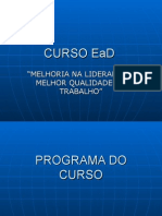 Programa CURSO EaD
