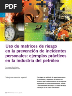 Matriz de Riesgo Industria Del Petroleo