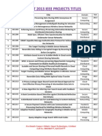 DOT NET 2013 IEEE PROJECTS