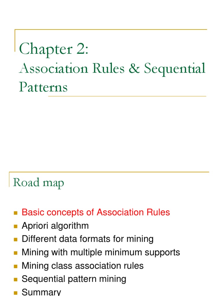 Association Rules and Apriori Algorithm | PDF | Mathematical Concepts ...