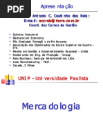 aula de apresentaçao - Mercadologia