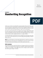 Ink Handwriting Recognition