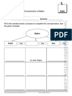 Activity Sheet No. 44: Characteristics of Matter: This Activity Sheet Was Downloaded From - Some Rights Reserved