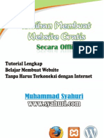 Download Latihan Membuat Website Gratis Secara Offline - Syahuri Dot Com by Syahuri SN19576791 doc pdf