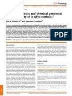 Chemoinformatics and Chemical Genomics: Potential Utility of in Silico Methods
