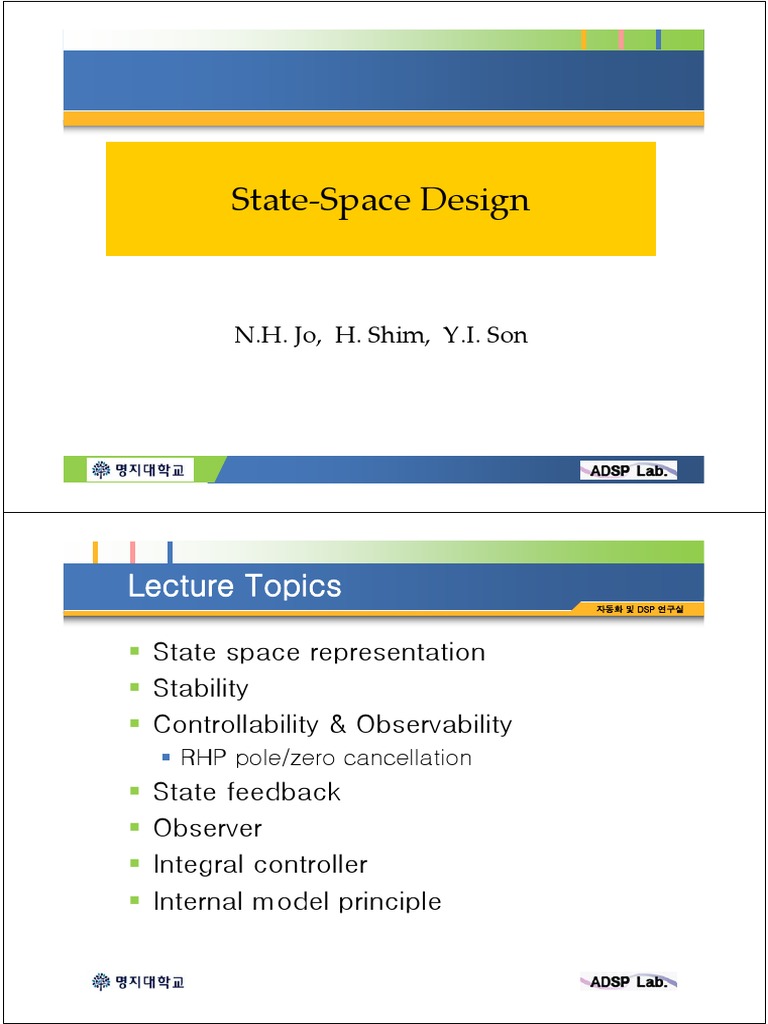 2-1 State Space | PDF | Teaching Methods & Materials