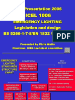 ICEL - Emergency Lighting Legislation and Design