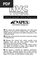 Apexi Installation Instruction Manual: AVC-R Wiring Diagram