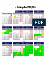 Kalendar 2013-14
