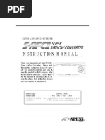 Apexi Installation Instruction Manual: S-AFC 2 