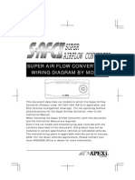 Apexi Installtion Instruction Manual: S-AFC 2 / SUPER AIR FLOW CONVERTER WIRING DIAGRAM