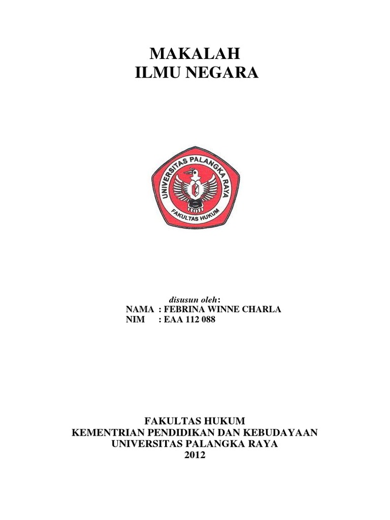 Makalah Ilmu Negara Full