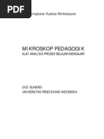 Buku Mikroskop Pedagogik Alat Analisis Proses Belajar-Mengajar Print