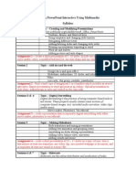 Tuesdays Syllabus