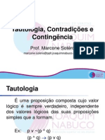 Aula 03 - Raciocínio Lógico - Tautologia