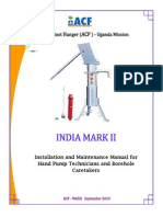 Installation and Maintenance Manual For Hand Pump Technicians and Borehole Caretakers 09.2010