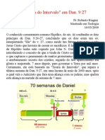 A 'Teoria Do Intervalo em Dan. 9,27