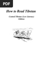 Nicolas Tournadre Manual of Standard Tibetan PDF | PDF