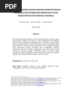 Download Hubungan Antara Kebijakan Moneter Dengan Kemiskinan Dan Ketimpangan Pendapatan Kajian Menggunakan Data Regional Indonesia by Jurnal  Paper  Skripsi  Tesis  Publikasi  Riset Ekonomi Indonesia   Internasional SN195852450 doc pdf