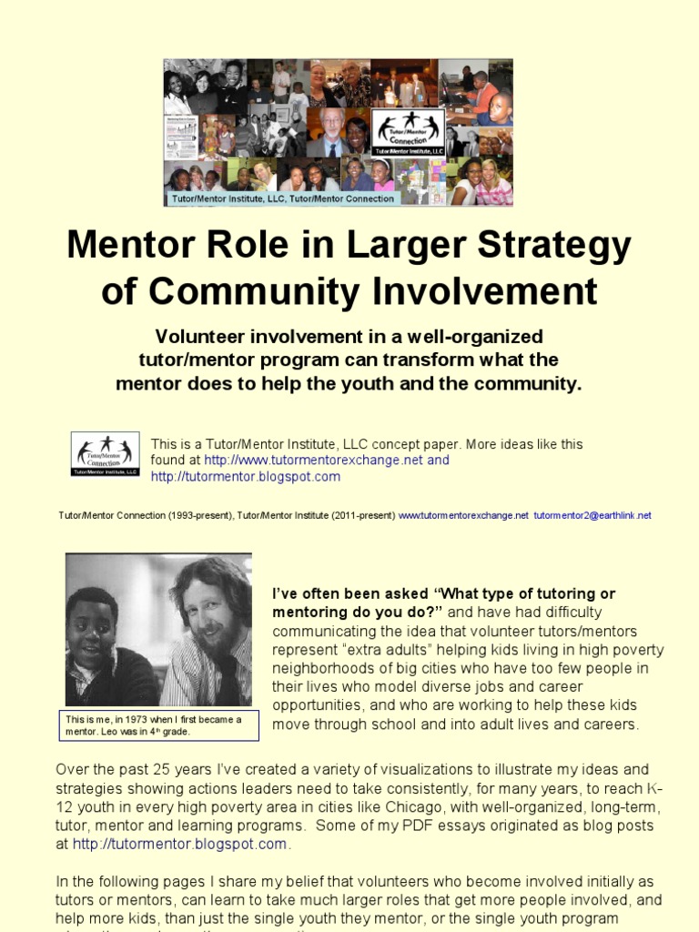 Enhancing Youth Mentoring Strategies | PDF | Mentorship | Volunteering