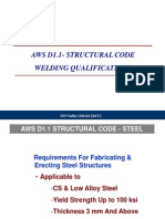 Aws D1.1welding Qualification.