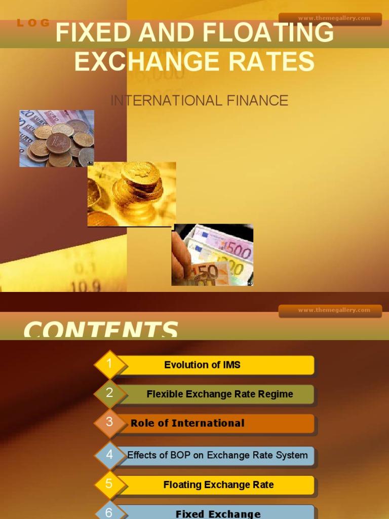 Fixed and Floating Exchange Rate. | PDF | Floating Exchange Rate ...