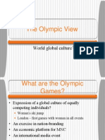 Olympic Lecture on Globalisation 