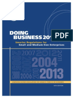 Doing Business 2013