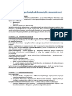 Skrypt Wrycza - Informatyka Gospodarcza PDF